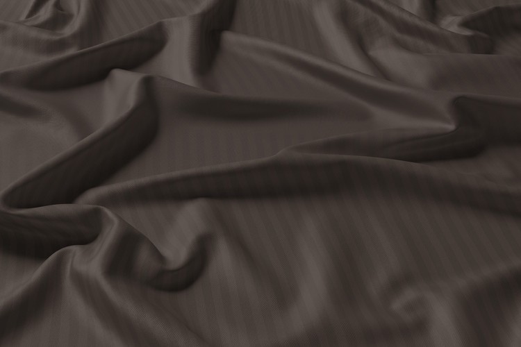 Pościel 140x200 + Poszewka Satyna 100% Bawełna Adamaszek Pure Mocha Fabryka Pościeli