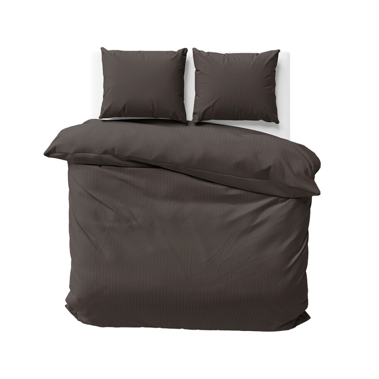 Pościel 160x200 + 2 Poszewki Satyna 100% Bawełna Adamaszek Pure Mocha Fabryka Pościel