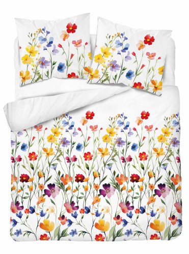 Pościel 160x200cm + 2 Poszewki 100% Bawełna 5761A Detexpol