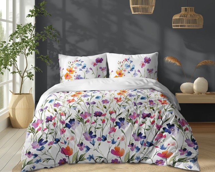 Pościel 160x200cm + 2 Poszewki 100% Bawełna 5761B Detexpol