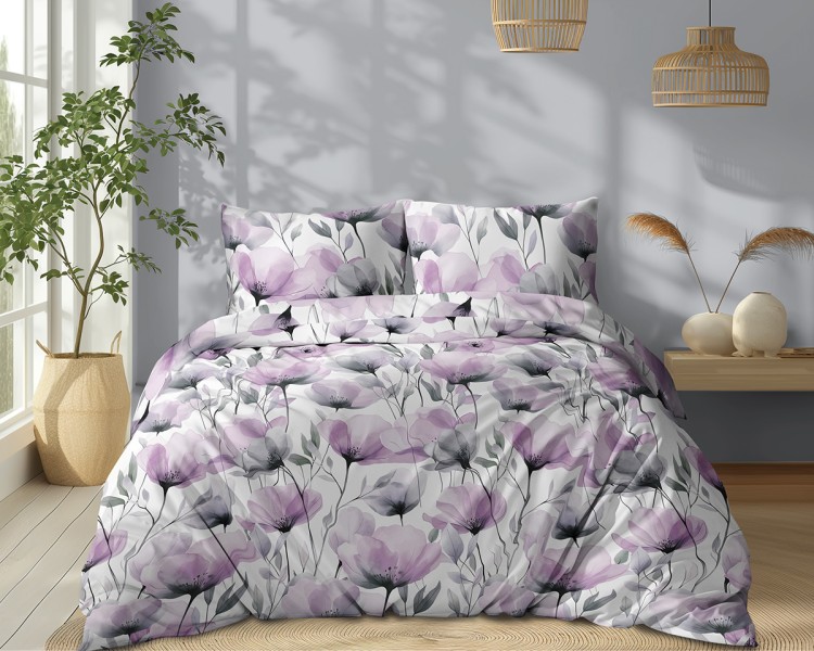 Pościel 160x200cm + 2 Poszewki 100% Bawełna 5762A Detexpol