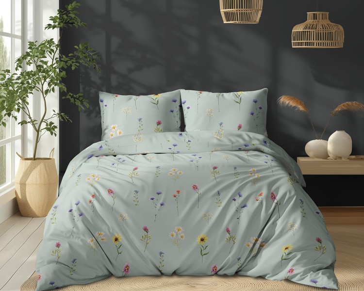 Pościel 220x200cm + 2 Poszewki 100% Bawełna 5755A Detexpol