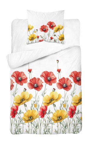 Pościel 140x200cm + Poszewka 100% Bawełna 5758A Detexpol