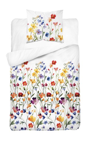 Pościel 140x200cm + Poszewka 100% Bawełna 5761A Detexpol