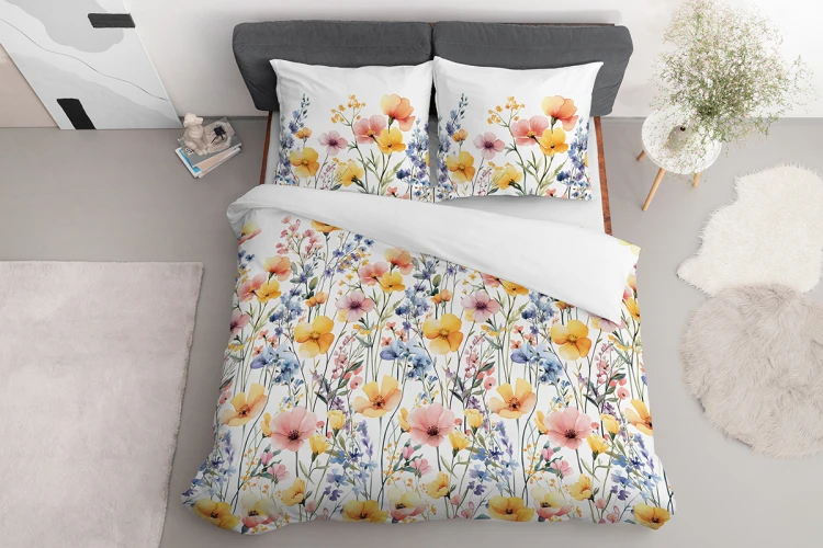Pościel 180x200 + 2 Poszewki Satyna 100% Bawełna 5778A Detexpol