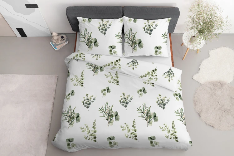 Pościel 180x200 + 2 Poszewki Satyna 100% Bawełna 5801A Detexpol