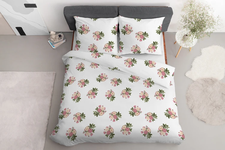 Pościel 180x200 + 2 Poszewki Satyna 100% Bawełna 5805A Detexpol
