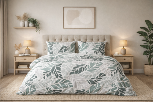 Pościel 200x200cm + 2 Poszewki 100% Bawełna P1894 Fabryka-Pościeli