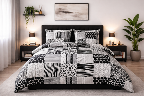 Pościel 200x200cm + 2 Poszewki 100% Bawełna P2000 Fabryka-Pościeli