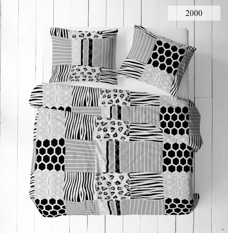 Pościel 200x200cm + 2 Poszewki 100% Bawełna P2000 Fabryka-Pościeli