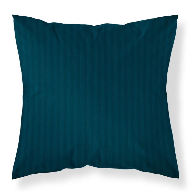 Poszewka Adamaszek Pure 40x40cm Satyna 100% Bawełna Turkusowy Detexpol