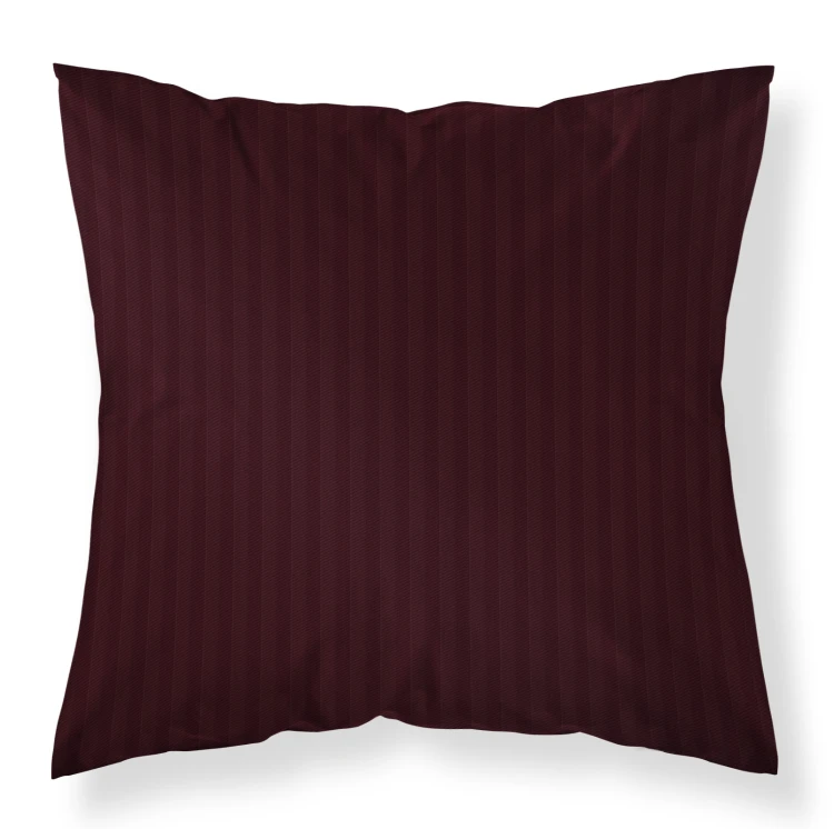 Poszewka Adamaszek Pure 40x40cm Satyna 100% Bawełna Wino Detexpol