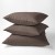 Poszewka Adamaszek Pure 50x60cm Satyna 100% Bawełna Mocha Detexpol