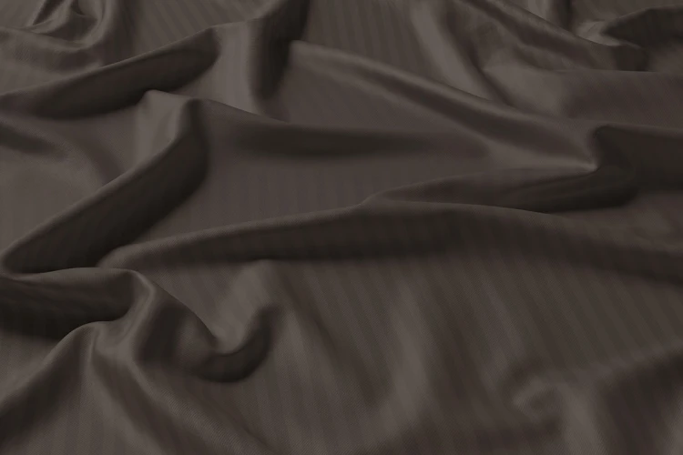 Poszewka Adamaszek Pure 50x60cm Satyna 100% Bawełna Mocha Detexpol
