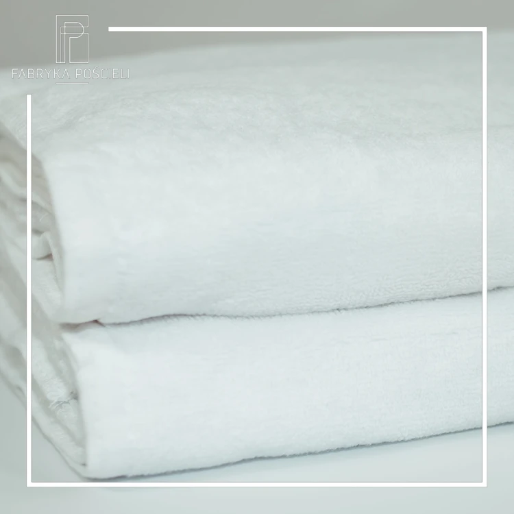 Ręcznik Hotelowy 50x100cm Classic 400g Biały 100% Bawełna Podwójna Pętelka Famitex