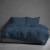 Pościel z Ozdobnymi Guzikami 220x200 + 2 Poszewki 100% Bawełna Pure Denim Detexpol