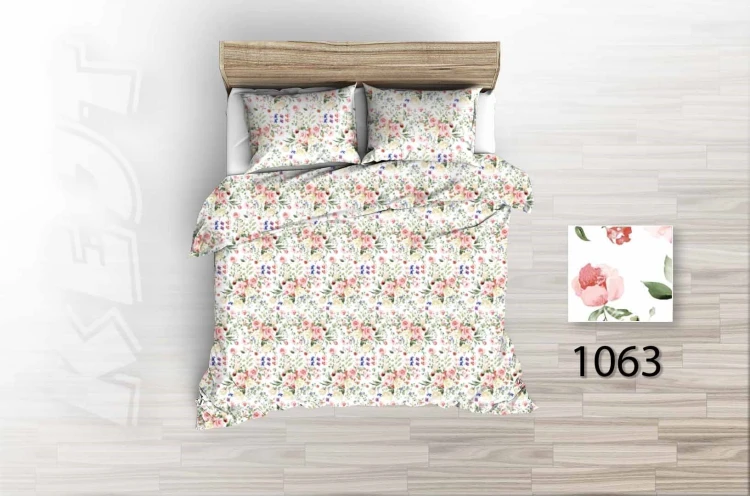 Pościel 160x200 + 2 Poszewki 50x70 100% Bawełna P1063 Famitex