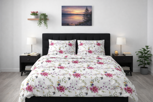Pościel 160x200 + 2 Poszewki 50x70 100% Bawełna P2003 Famitex