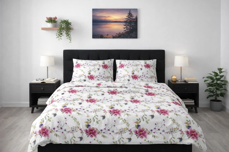 Pościel 160x200 + 2 Poszewki 50x70 100% Bawełna P2003 Famitex