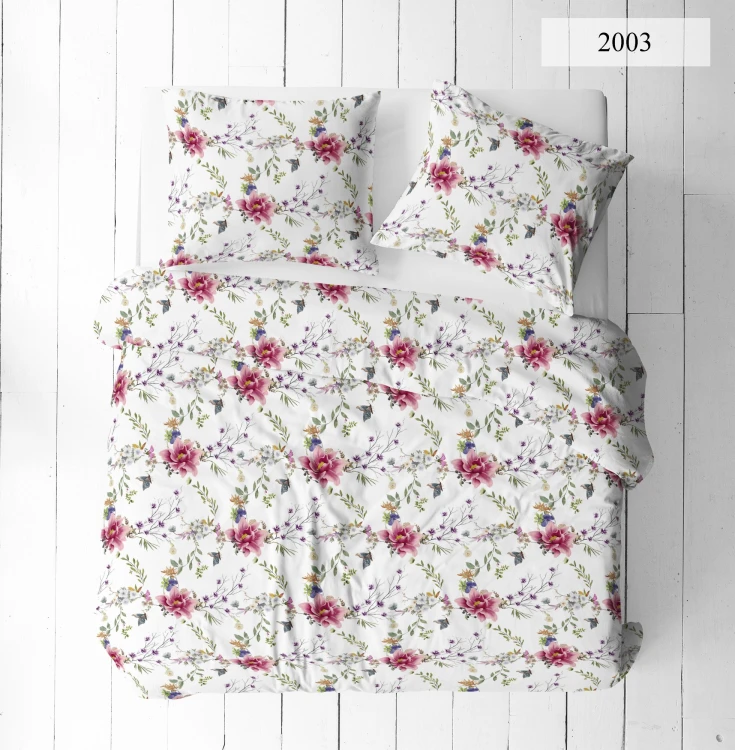 Pościel 160x200 + 2 Poszewki 50x70 100% Bawełna P2003 Famitex