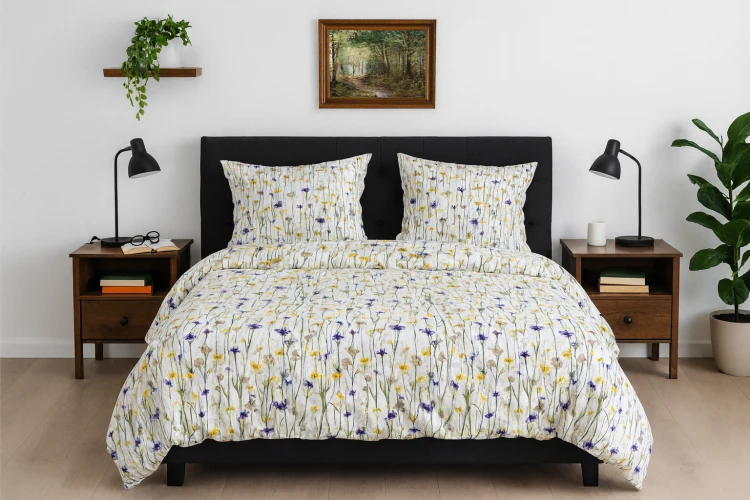 Pościel 160x200 + 2 Poszewki 50x70 100% Bawełna P1577 Famitex