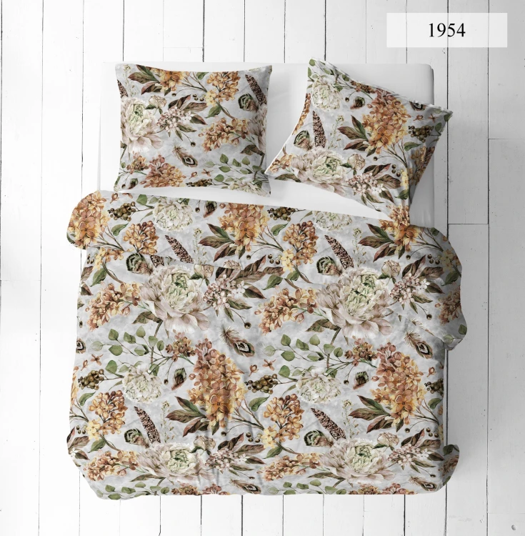 Pościel 160x200 + 2 Poszewki 50x70 100% Bawełna P1954 Famitex