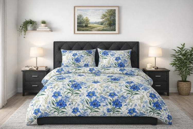 Pościel 160x200 + 2 Poszewki 50x70 100% Bawełna P2006 Famitex