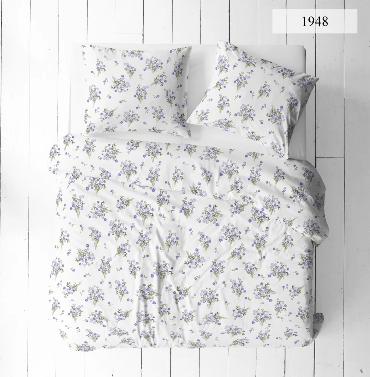 Pościel 160x200 + 2 Poszewki 50x70 100% Bawełna P1948 Famitex