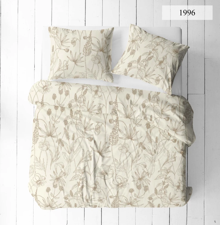 Pościel 160x200 + 2 Poszewki 50x70 100% Bawełna P1996 Famitex