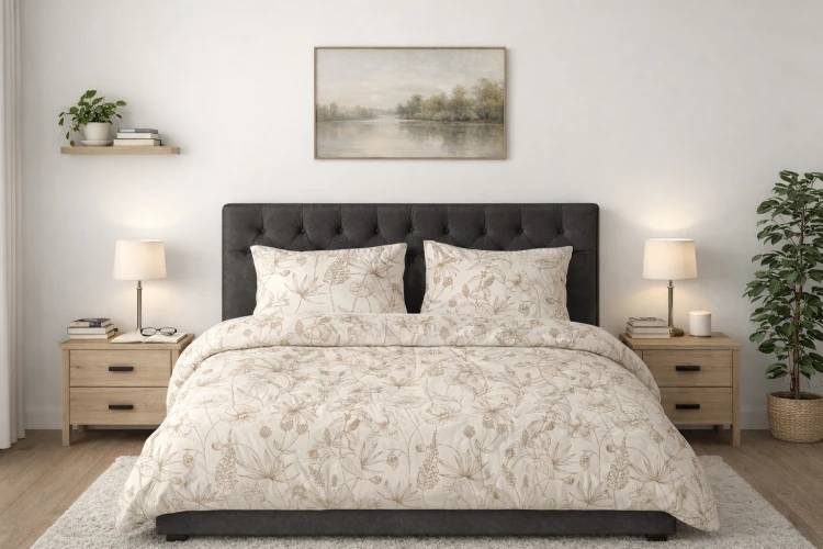 Pościel 160x200 + 2 Poszewki 50x70 100% Bawełna P1996 Famitex