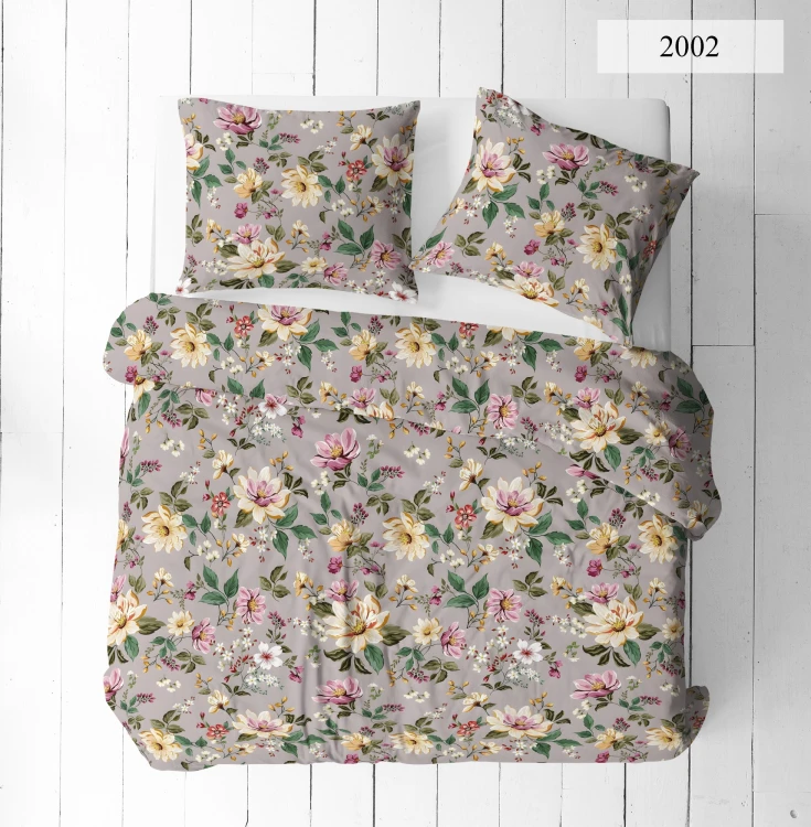Pościel 160x200 + 2 Poszewki 50x70 100% Bawełna P2002 Famitex