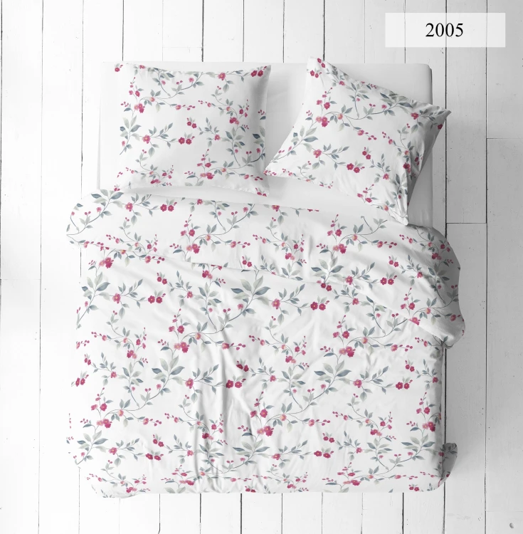 Pościel 160x200 + 2 Poszewki 50x70 100% Bawełna P2005 Famitex