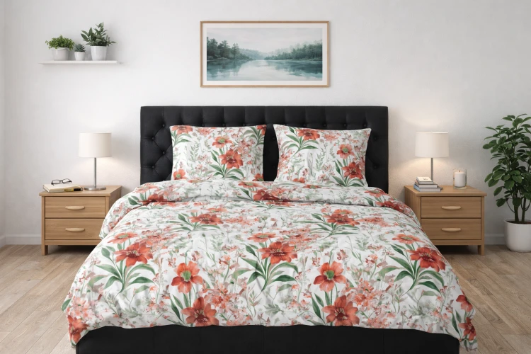 Pościel 160x200 + 2 Poszewki 50x70 100% Bawełna P2007 Famitex