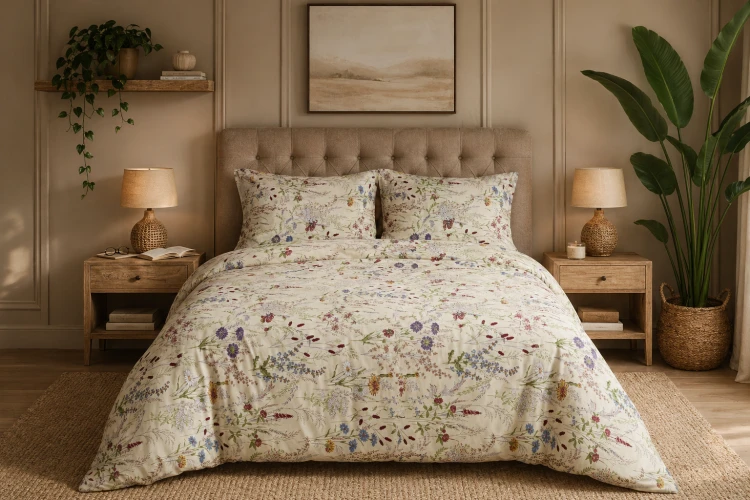 Pościel 160x200 + 2 Poszewki 100% Bawełna P1997 Fabryka Pościeli