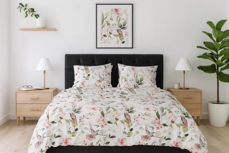 Pościel 140x200 + 2 Poszewki 100% Bawełna P1699 Fabryka Pościeli