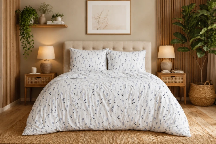 Pościel 140x200 + 2 Poszewki 100% Bawełna P1706 Famitex