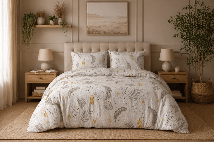 Pościel 160x200 + 2 Poszewki 100% Bawełna P2045 Famitex