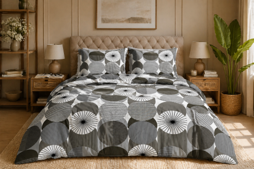 Pościel 160x200 + 2 Poszewki 100% Bawełna P2046 Famitex