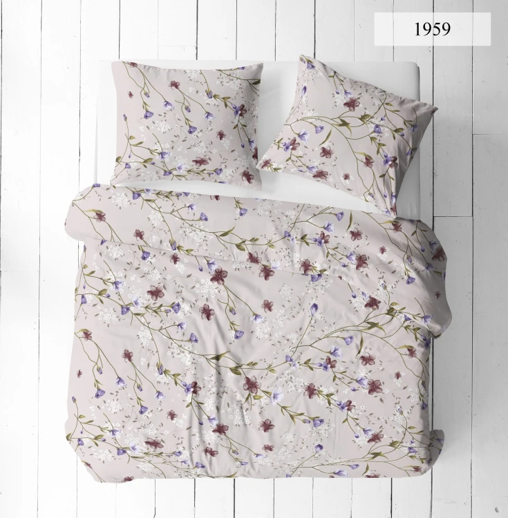 Pościel 140x200 + 2 Poszewki 100% Bawełna P1959 Famitex