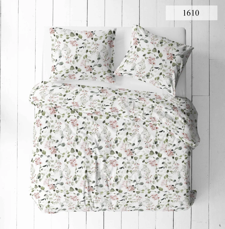 Pościel 150x200 + 2 Poszewki 50x60 100% Bawełna P1610 Famitex