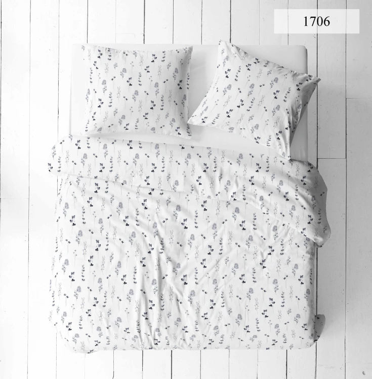 Pościel 150x200 + 2 Poszewki 50x60 100% Bawełna P1706 Famitex