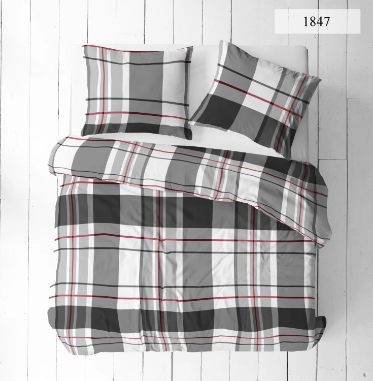 Pościel 150x200 + 2 Poszewki 50x60 100% Bawełna P1847 Famitex