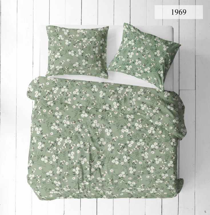 Pościel 150x200 + 2 Poszewki 50x60 100% Bawełna P1969 Famitex