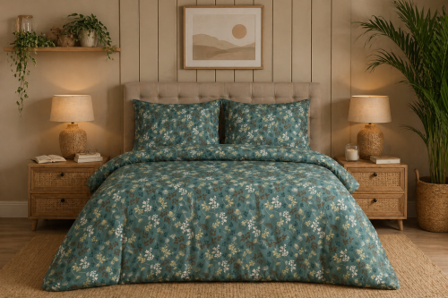 Pościel 150x200 + 2 Poszewki 50x60 100% Bawełna P2037 Famitex