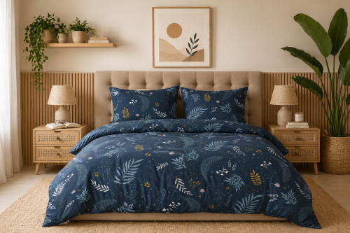 Pościel 150x200 + 2 Poszewki 50x60 100% Bawełna P2043 Famitex