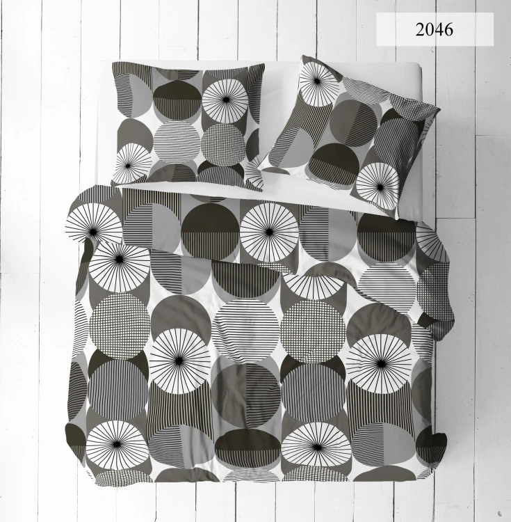 Pościel 150x200 + 2 Poszewki 50x60 100% Bawełna P2046 Famitex