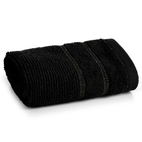 Ręcznik 30x50 500g 100% Bawełna Amira Czarny Eurofirany