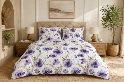 Pościel 220x200 + 2 Poszewki 100% Bawełna P1827 Famitex