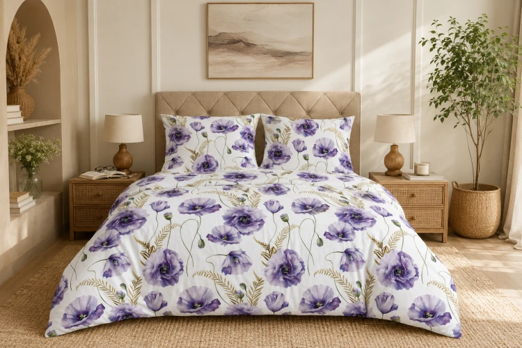 Pościel 220x200 + 2 Poszewki 100% Bawełna P1827 Famitex
