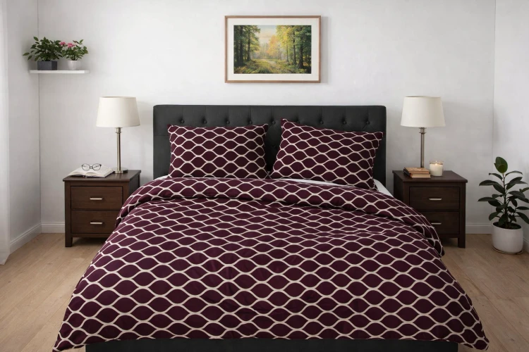 Pościel 200x200 + 2 Poszewki 100% Bawełna P2033 Famitex